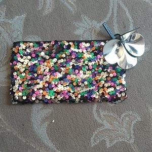 MAC Cosmetics Night Club Clutch With Flower
